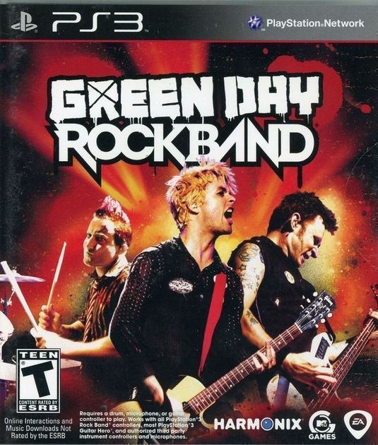 Green Day Plus Rock Band Playstation 3 Disc Only